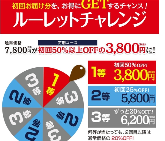 ルーレットにチャレンジ！